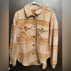 Tan Flannel Jacket